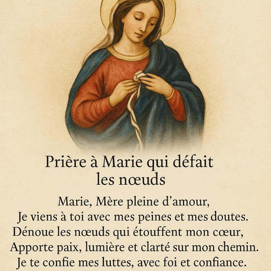 Marie qui défaits les nœuds